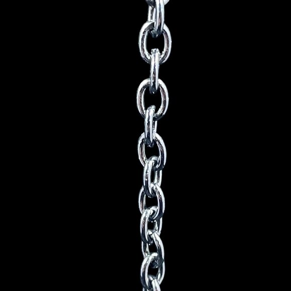 Premier Designs Statement Necklace Chunky Silver Goth Artsy Industrial Boho Punk - Picture 4 of 8